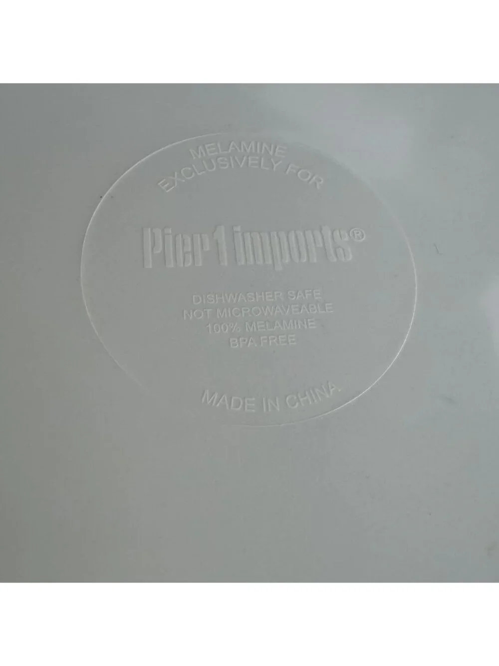 Pier 1 LIFE IS GOOD AT THE LAKE Plates Melamine 8.5